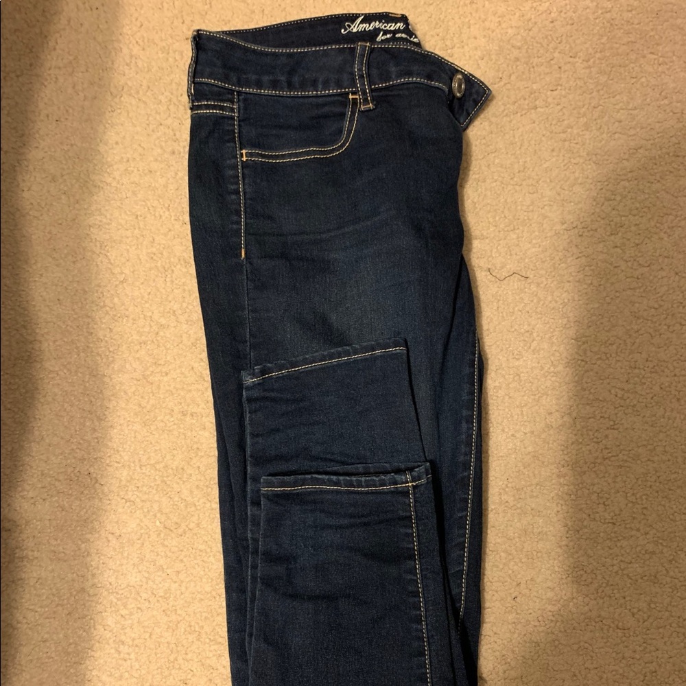 Indigo American Eagle for aerie jeggings - size 8
